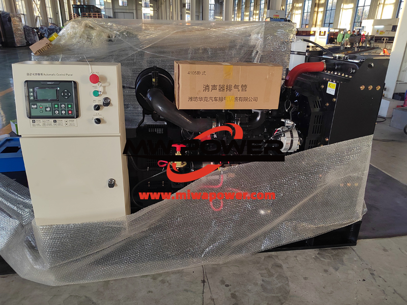 Se envía el grupo electrógeno Weichai de 30 kW