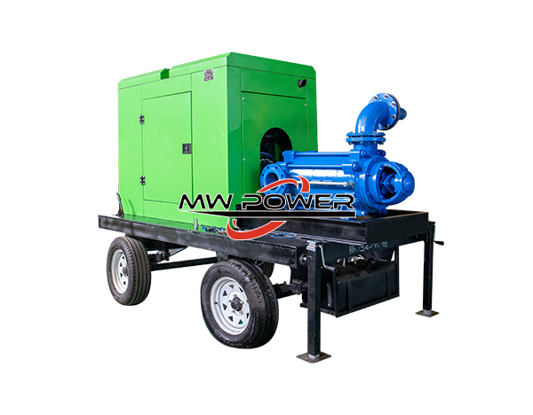 Bomba de agua móvil multietapa